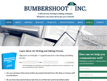 Tablet Screenshot of bumbershootwriting.com